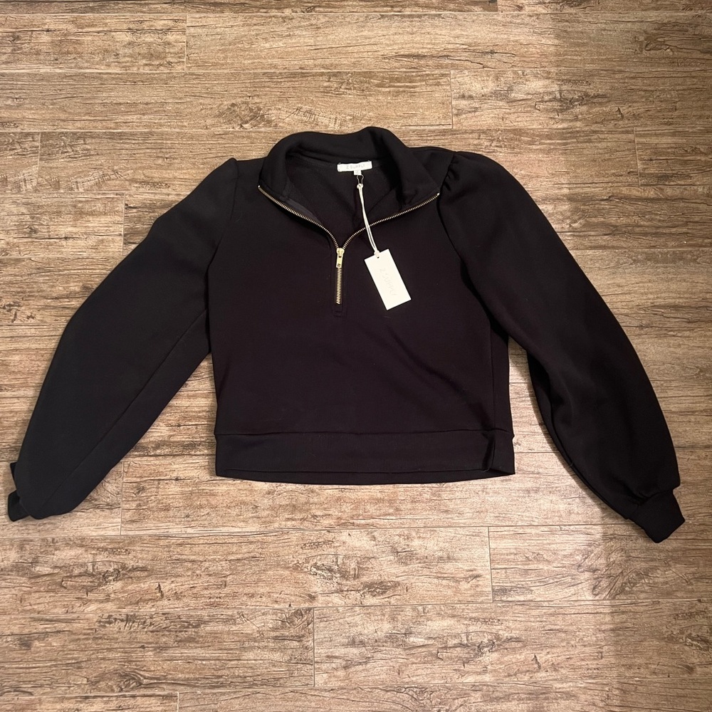 NWT Zsupply black zip up jacket